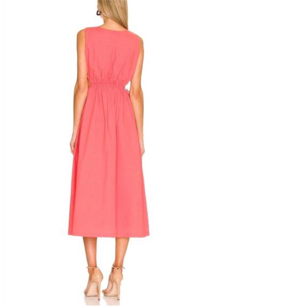 #39.Rails Yvette Side Cut Out Sleeveless Dress Spiced Coral Size M - Picture 8 of 8